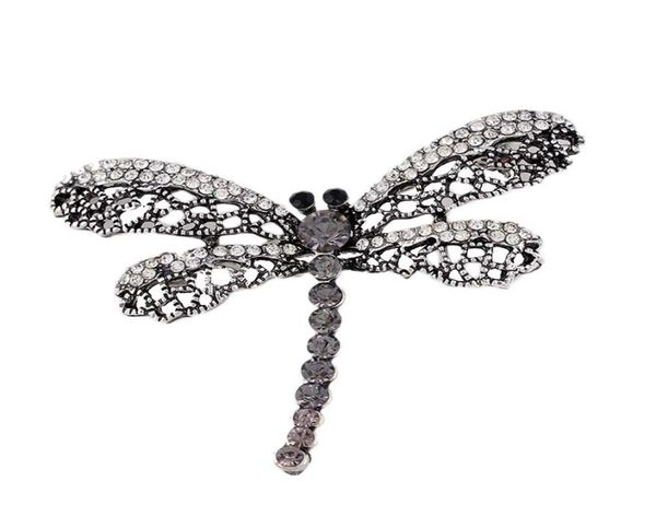 2019 vintage dragonfly brooch women insect jewelry hollow out rhinestone brooches broches ladies lapel hijab scarf banquet pin 10p1274601, Gray
2019 vintage dragonfly brooch women insect jewelry hollow out rhinestone brooches broches ladies lapel hijab scarf banquet pin 10p1274601, Gray