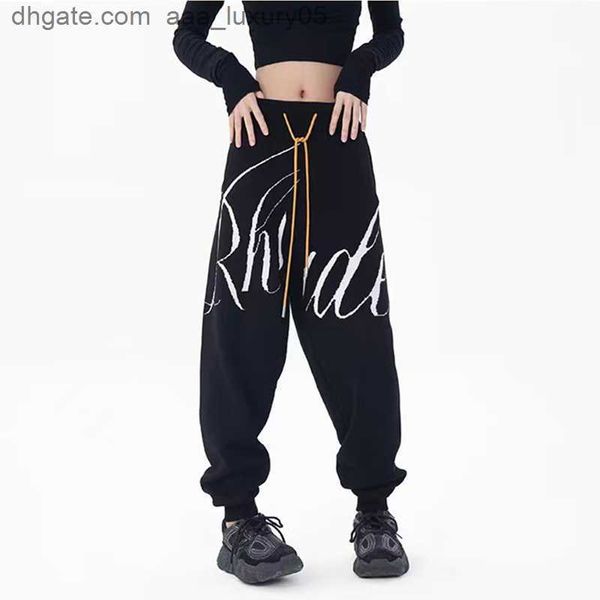 designer clothing casual pant rhude high-end light luxury letter jacquard loose fitting sports casual knitted leggings streetwear jogger swe, Black
designer clothing casual pant rhude high-end light luxury letter jacquard loose fitting sports casual knitted leggings streetwear jogger swe, Black