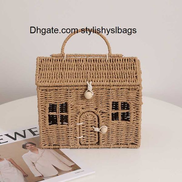 evening bags cartoon small house hand-held straw bag new niche design hut hand-held woven bag to go out to store the basket
evening bags cartoon small house hand-held straw bag new niche design hut hand-held woven bag to go out to store the basket