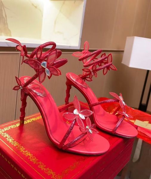 summer luxury margot sandals snake wrapped women high heels butterflies crystal strappy renecaovilla party wedding glitter sole lady walking, Black
summer luxury margot sandals snake wrapped women high heels butterflies crystal strappy renecaovilla party wedding glitter sole lady walking, Black