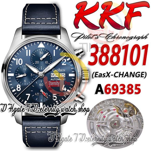 kkf zf388101 a69385 automatic chronograph mens watch blue dial arabic numerals markers stainless case leather strap super edition satch eter, Slivery;brown
kkf zf388101 a69385 automatic chronograph mens watch blue dial arabic numerals markers stainless case leather strap super edition satch eter, Slivery;brown