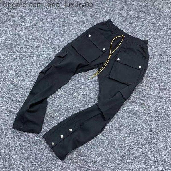 designer clothing pant rhude multi pocket overalls loose straight tube versatile casual breasted drawstring pants streetwear sweatpants rock, Black
designer clothing pant rhude multi pocket overalls loose straight tube versatile casual breasted drawstring pants streetwear sweatpants rock, Black