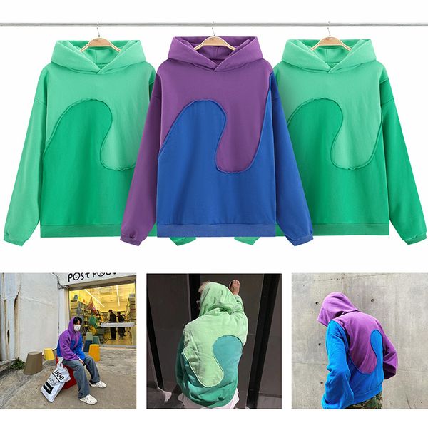 

Men Hoodies Sweatshirts Pullover Designer Long Sleeve Fashion Hooded Fleece Sweater Hoody Couple Oversize, Green