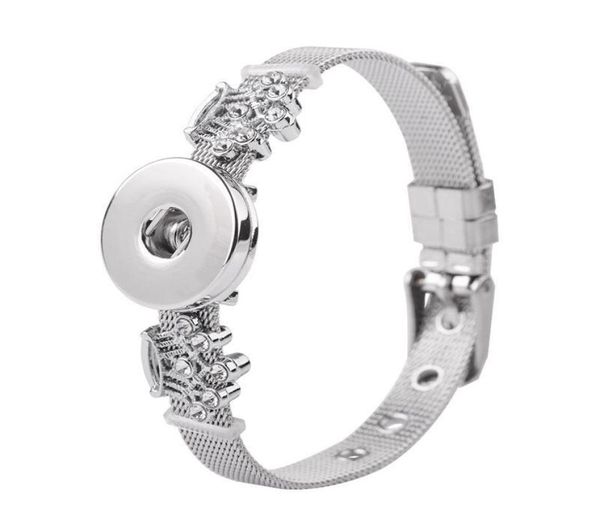 charm bracelets stainless steel snap button bangles rhinestones clover cross charms jewelry fit 18mm for woman or girl7517921, Golden;silver
charm bracelets stainless steel snap button bangles rhinestones clover cross charms jewelry fit 18mm for woman or girl7517921, Golden;silver