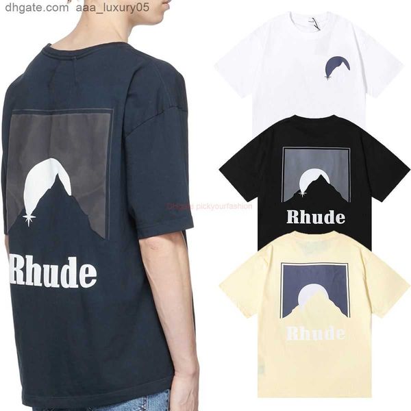 designer fashion clothing tees tshirt niche beauty trend rhude moonlight black moon print loose casual versatile short sleeved tshirt for ma, White;black
designer fashion clothing tees tshirt niche beauty trend rhude moonlight black moon print loose casual versatile short sleeved tshirt for ma, White;black