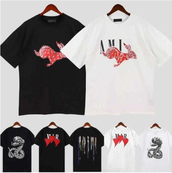am limited edition designer t shirt of 2023 rabbit year new couples tees street wear summer fashion shirt splash-ink letter print design cou, White;black
am limited edition designer t shirt of 2023 rabbit year new couples tees street wear summer fashion shirt splash-ink letter print design cou, White;black