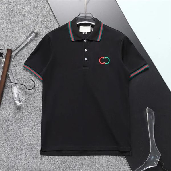 luxury brands mens designer polos t-shirt summer fashion breathable short sleeve lapel casual shirts m-3xl, White;black
luxury brands mens designer polos t-shirt summer fashion breathable short sleeve lapel casual shirts m-3xl, White;black