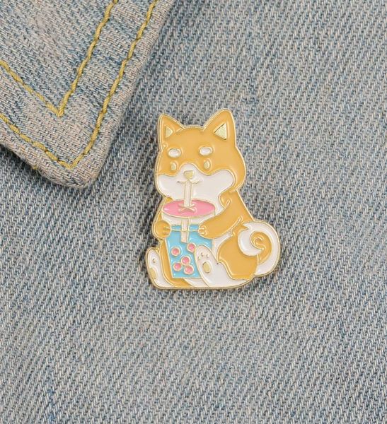 dog animal enamel pins brooches women cute akita dog badge drinking milk tea cartoon lapel pin clothes backpack jewelry gift for f2422867, Gray
dog animal enamel pins brooches women cute akita dog badge drinking milk tea cartoon lapel pin clothes backpack jewelry gift for f2422867, Gray