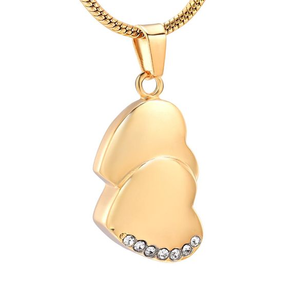 lkj12447 double hearts gold color stainless steel cremation jewelry funeral urn ash holder keepsake jewelry engravable pet urn nec8065827, Silver
lkj12447 double hearts gold color stainless steel cremation jewelry funeral urn ash holder keepsake jewelry engravable pet urn nec8065827, Silver