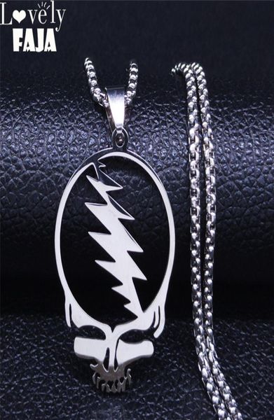 afawa grateful dead skull stainless steel chain necklace for menwomen silver color necklace jewelry cadenas mujer n4206s031873170
afawa grateful dead skull stainless steel chain necklace for menwomen silver color necklace jewelry cadenas mujer n4206s031873170