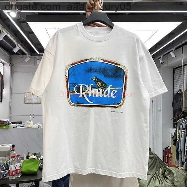 designer fashion clothing tees tshirt rhude solitary wolf print classic cotton short sleeve mens summer super street trend tshirt half sleev, White;black
designer fashion clothing tees tshirt rhude solitary wolf print classic cotton short sleeve mens summer super street trend tshirt half sleev, White;black