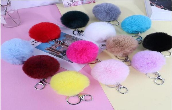 15 colors 8cm fluffy faux rabbit fur ball keychains women girls car school bag key ring cute pompom key chain jewelry accessories1377773, Silver
15 colors 8cm fluffy faux rabbit fur ball keychains women girls car school bag key ring cute pompom key chain jewelry accessories1377773, Silver