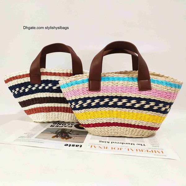 evening bags new bohemian straw woven bag color contrast stripe large capacity woven bag fashion holiday beach bag
evening bags new bohemian straw woven bag color contrast stripe large capacity woven bag fashion holiday beach bag