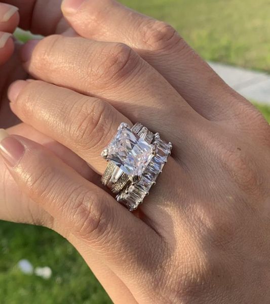 christmas presen luxury jewelry 925 sterling silver princess cut white z eiffel tower party women wedding bridal ring set gift5016729, Slivery;golden
christmas presen luxury jewelry 925 sterling silver princess cut white z eiffel tower party women wedding bridal ring set gift5016729, Slivery;golden