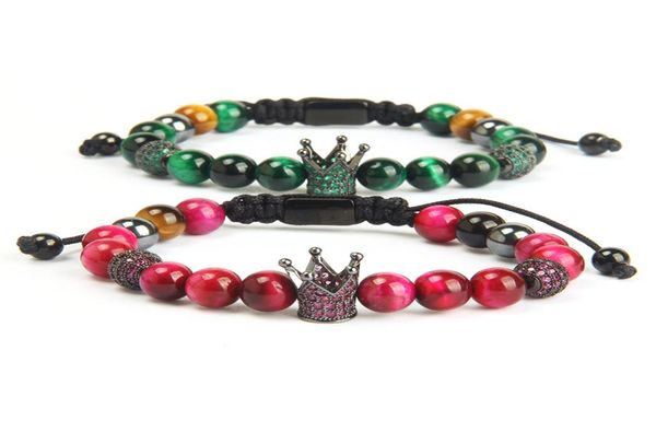new design fashion couples crown bracelets with 8mm green rose natural tiger eye stone beads beaded bracelet attractive jewelry 5342805, Golden;silver
new design fashion couples crown bracelets with 8mm green rose natural tiger eye stone beads beaded bracelet attractive jewelry 5342805, Golden;silver