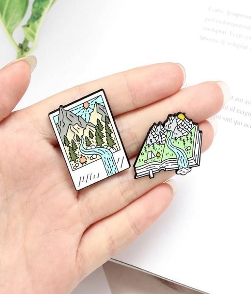 cartoon outdoor po brooches mountain peak river campfire tent enamel pins creative metal accessories fashion jewelry clothes ba4975560, Gray
cartoon outdoor po brooches mountain peak river campfire tent enamel pins creative metal accessories fashion jewelry clothes ba4975560, Gray