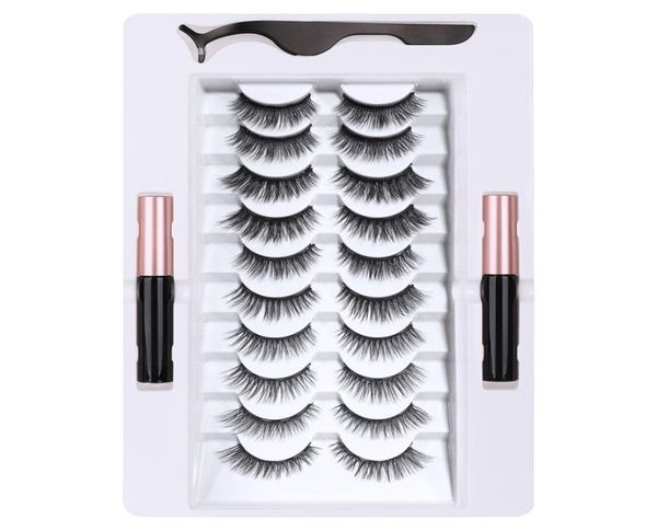10 pairs magnetic false eyelashes set with liquid eyeliner tweezer thick natural long magnet fake lashes eyelash extensio2039454
10 pairs magnetic false eyelashes set with liquid eyeliner tweezer thick natural long magnet fake lashes eyelash extensio2039454
