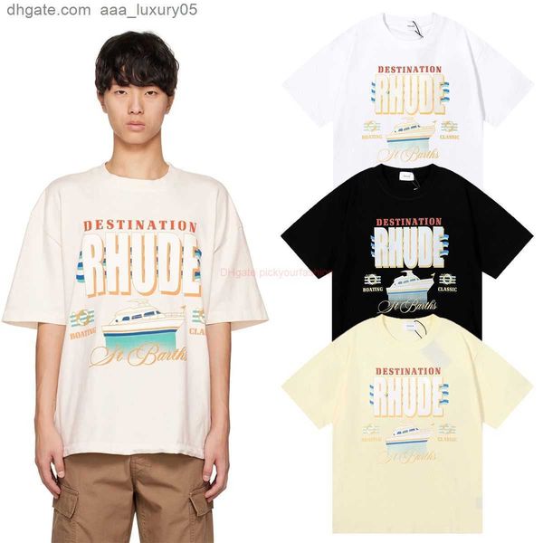 designer fashion clothing tees tshirt american fashion brand rhude destination yacht print double yarn cotton loose short sleeve tshirt cott, White;black
designer fashion clothing tees tshirt american fashion brand rhude destination yacht print double yarn cotton loose short sleeve tshirt cott, White;black