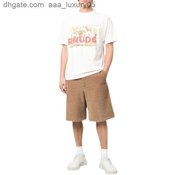designer fashion clothing tees tshirts 22 summer new rhude high street castle letter print loose versatile short sleeve t-shirt men women c, White;black
designer fashion clothing tees tshirts 22 summer new rhude high street castle letter print loose versatile short sleeve t-shirt men women c, White;black