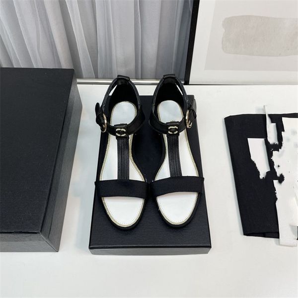 fashion sandals luxury design 2023 channel women's high heels business work leather canvas casual student sandals 011-015, Black
fashion sandals luxury design 2023 channel women's high heels business work leather canvas casual student sandals 011-015, Black
