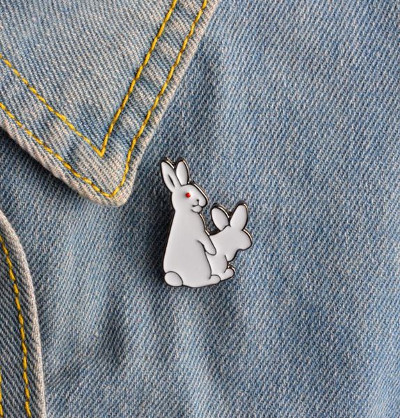 1pcs cartoon cute 2 white rabbits evil brooch pins animal brooch denim jacket pin badge spoof gift funny fashion jewelry8322956, Gray
1pcs cartoon cute 2 white rabbits evil brooch pins animal brooch denim jacket pin badge spoof gift funny fashion jewelry8322956, Gray