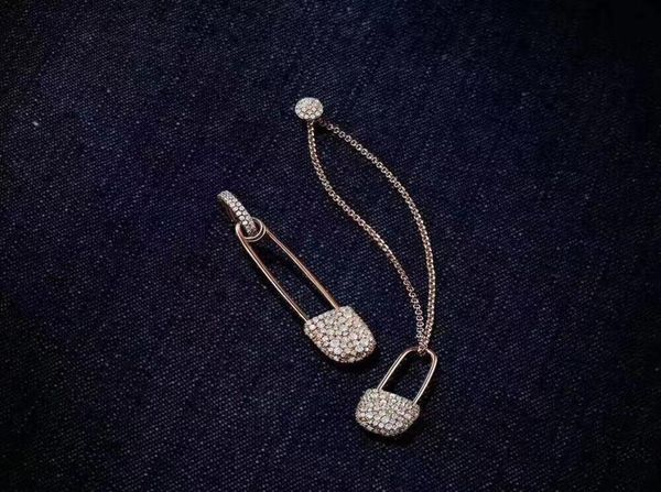 fashion 925 sterling silver cubic zirconia long earrings safety pin stud earring asymmetric5701807
fashion 925 sterling silver cubic zirconia long earrings safety pin stud earring asymmetric5701807