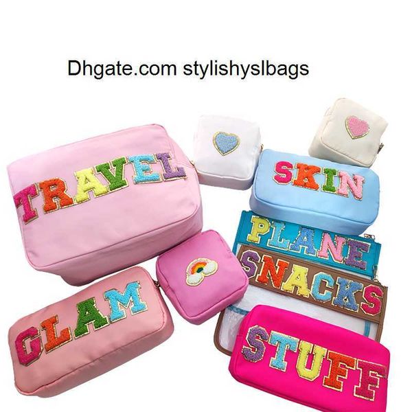 cosmetic bags cases travel stuff letter patches embroidery patch personalize toiletry pouch waterproof storage nylon travel makeup bag organ
cosmetic bags cases travel stuff letter patches embroidery patch personalize toiletry pouch waterproof storage nylon travel makeup bag organ