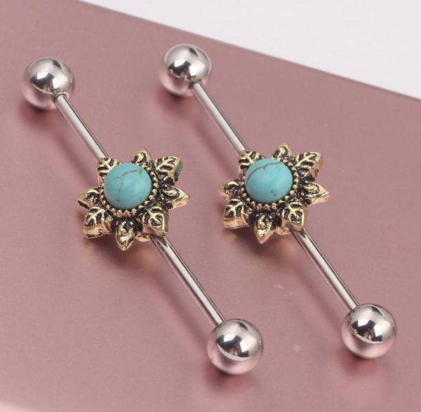 flower bead ear industrial barbell scaffold bar barbell piercing cartilage earring body jewelry ear bar4749259, Silver
flower bead ear industrial barbell scaffold bar barbell piercing cartilage earring body jewelry ear bar4749259, Silver