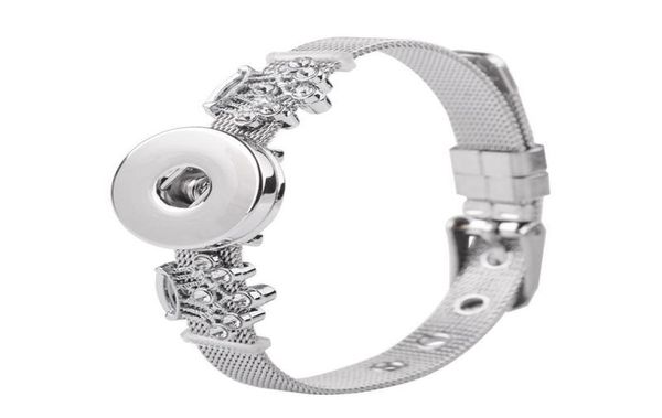 charm bracelets stainless steel snap button bangles rhinestones clover cross charms jewelry fit 18mm for woman or girl8934371, Golden;silver
charm bracelets stainless steel snap button bangles rhinestones clover cross charms jewelry fit 18mm for woman or girl8934371, Golden;silver