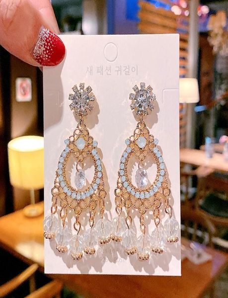 whole fashion large circle crystal tassel shiny rhinestone diamond pendant earrings jewelry8787342, Blue;slivery
whole fashion large circle crystal tassel shiny rhinestone diamond pendant earrings jewelry8787342, Blue;slivery