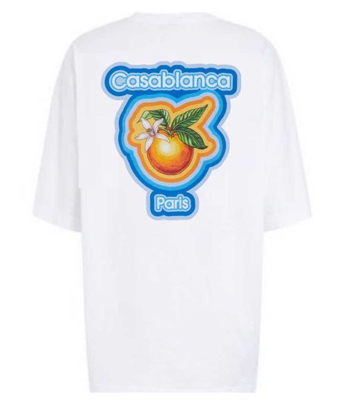 summer new casablanca designer t shirt cotton orange gradient print men and women loose and versatile pullover short-sleeve fashion, White;black
summer new casablanca designer t shirt cotton orange gradient print men and women loose and versatile pullover short-sleeve fashion, White;black