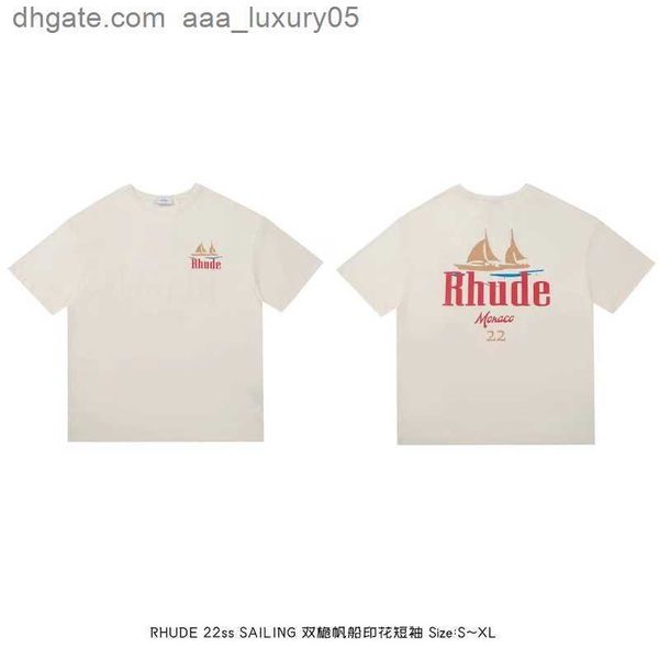 rhude tshirt designer mens t shirts tide printed tee men women round neck short sleeve tshirt casual loose fashion high street hip hop tees, White;black 
rhude tshirt designer mens t shirts tide printed tee men women round neck short sleeve tshirt casual loose fashion high street hip hop tees, White;black