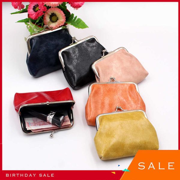 fashion exquisite small coin purse new pu oil wax leather women's cute small bag student short card coin handheld change wallet, Red;black
fashion exquisite small coin purse new pu oil wax leather women's cute small bag student short card coin handheld change wallet, Red;black