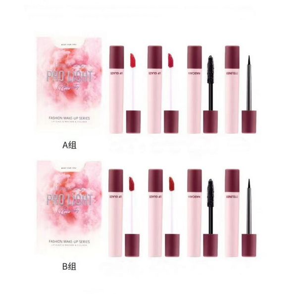 pro light fashion makeup smoke shape 4piece cosmetic set velvet matte lipgloss waterproof mascara and black eyeliner collection4441952
pro light fashion makeup smoke shape 4piece cosmetic set velvet matte lipgloss waterproof mascara and black eyeliner collection4441952