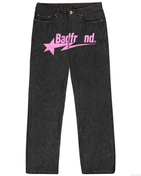 men's jeans y2k hip hop badfriend letter printing baggy black pants 2023 harajuku fashion punk rock wide foot trousers streetwearablv, Blue
men's jeans y2k hip hop badfriend letter printing baggy black pants 2023 harajuku fashion punk rock wide foot trousers streetwearablv, Blue