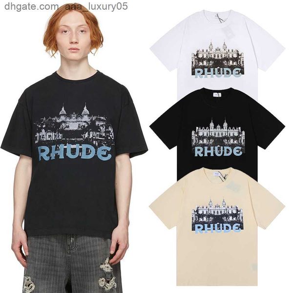 23 luxury brand rhude shirt mens t-shirts womens designers t shirts fashion men tees spring auumnt casual tshirts us size s-2xl, White;black
23 luxury brand rhude shirt mens t-shirts womens designers t shirts fashion men tees spring auumnt casual tshirts us size s-2xl, White;black