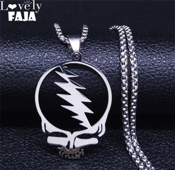 afawa grateful dead skull stainless steel chain necklace for menwomen silver color necklace jewelry cadenas mujer n4206s037500412
afawa grateful dead skull stainless steel chain necklace for menwomen silver color necklace jewelry cadenas mujer n4206s037500412