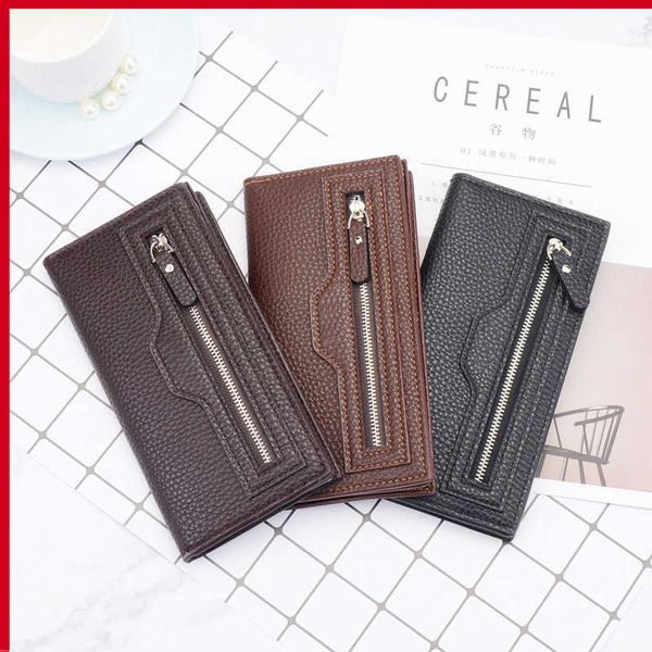 stylish and exquisite small purse goods wallet men's long busins simple fashion mobile bag card, Red;black
stylish and exquisite small purse goods wallet men's long busins simple fashion mobile bag card, Red;black