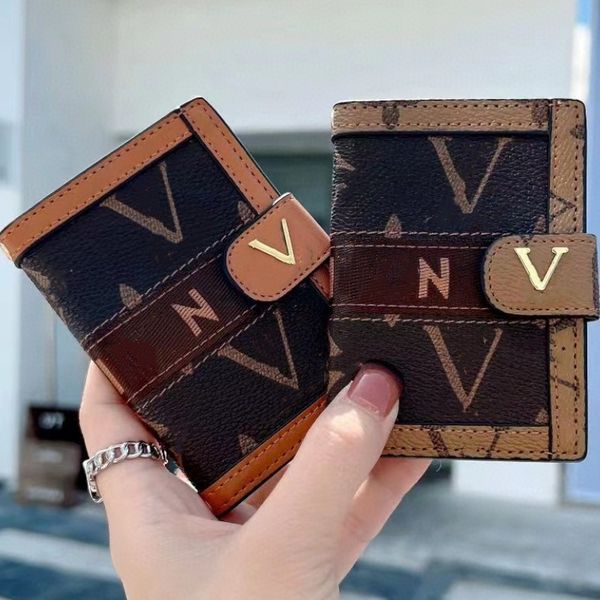 new 2023 designer card holders women mini wallet brand fashion leather canvas men designer pure color double sided star letter, Brown;gray
new 2023 designer card holders women mini wallet brand fashion leather canvas men designer pure color double sided star letter, Brown;gray