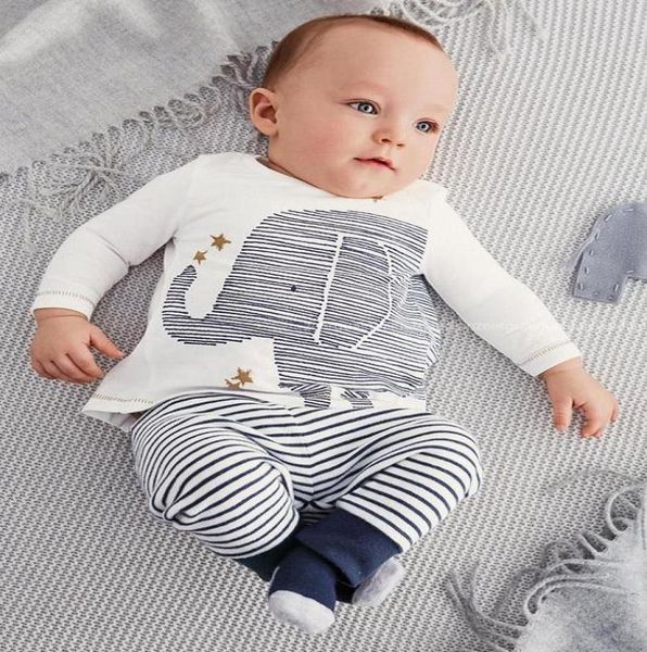 2019 cartoon elephant print longsleeved striped baby boy clothes newborn autumn leisure suit warm clothing e1458973445, White
2019 cartoon elephant print longsleeved striped baby boy clothes newborn autumn leisure suit warm clothing e1458973445, White