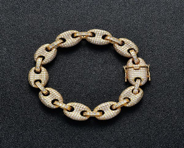 12mm wide hip hop cz stone paved bling iced out solid coffee beans link chain bracelets for men women fashion rapper jewelry2192773, Black
12mm wide hip hop cz stone paved bling iced out solid coffee beans link chain bracelets for men women fashion rapper jewelry2192773, Black