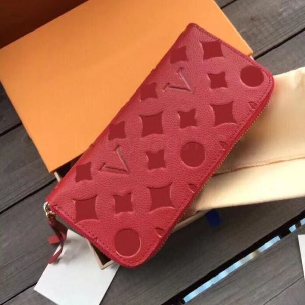 high-quality double zipper wallet men's leather wallet holder brown flower ladies wallet letter luxury wallet slung wallet zipper coin, Red;black
high-quality double zipper wallet men's leather wallet holder brown flower ladies wallet letter luxury wallet slung wallet zipper coin, Red;black