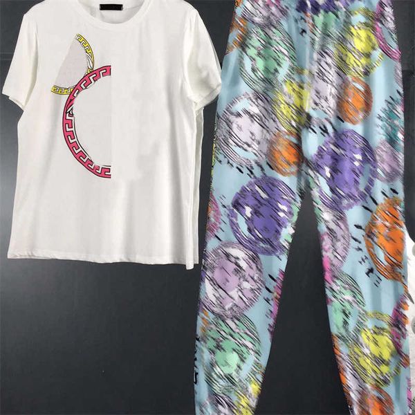 womens designer cooler two piece pants medusa pattern short-sleeved t-shirt mixed color design casual pant women clothing daily leisure, White
womens designer cooler two piece pants medusa pattern short-sleeved t-shirt mixed color design casual pant women clothing daily leisure, White