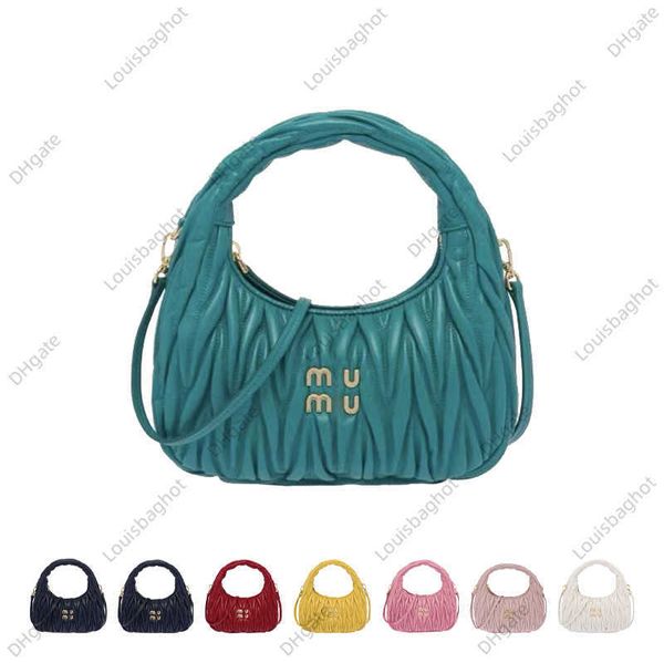 

designer miui wander matelasse underarm miu bag women's mens cleo satchel tote hobo luxury with shoulder strap genuine leather handbag