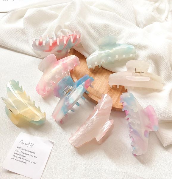 2022 summer korean colorful marble acrylic 11cm large hair clip hair claw for women sweet girl buttercream shark clip whole3112132, Golden;silver
2022 summer korean colorful marble acrylic 11cm large hair clip hair claw for women sweet girl buttercream shark clip whole3112132, Golden;silver