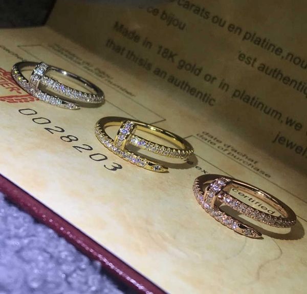 2022 love ring nail design diamond rings titanium steel wedding engagement party jewelry accessories couple gifts classic gold sil5049332, Silver
2022 love ring nail design diamond rings titanium steel wedding engagement party jewelry accessories couple gifts classic gold sil5049332, Silver