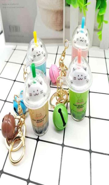 keychains net red cat milk tea cup bell key chain car bag accessories creative pearl small gift9466549, Silver
keychains net red cat milk tea cup bell key chain car bag accessories creative pearl small gift9466549, Silver