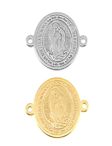 our lady 2 loops connector virgen de guadalupe small charms gold color medal tags round stainless steel pendant 50pcs5054458, Bronze;silver
our lady 2 loops connector virgen de guadalupe small charms gold color medal tags round stainless steel pendant 50pcs5054458, Bronze;silver