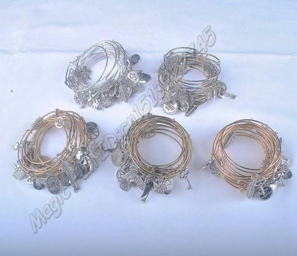 5pcs gold silver color bracelet wholes women fashion alloy charms adjustable expandable wire bracelets c0013344315, Black
5pcs gold silver color bracelet wholes women fashion alloy charms adjustable expandable wire bracelets c0013344315, Black
