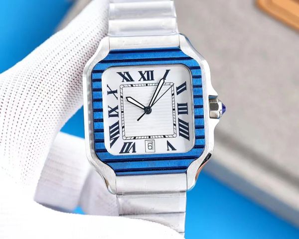 u1 aaa santos mens square watch 39mm automatic mechanical sapphire glass watches full steel men's waterproof designer wristwatches mont, Slivery;golden
u1 aaa santos mens square watch 39mm automatic mechanical sapphire glass watches full steel men's waterproof designer wristwatches mont, Slivery;golden